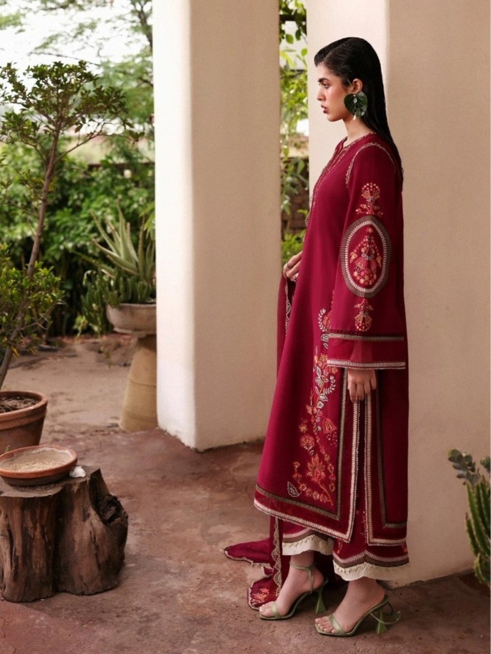 Hussain Rehar Designer Dress NWT - Picture 3 of 12